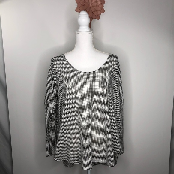 Sparkle & Fade Sweaters - Anthro Sparkle & Fade | Oversized Waffle Knit Top